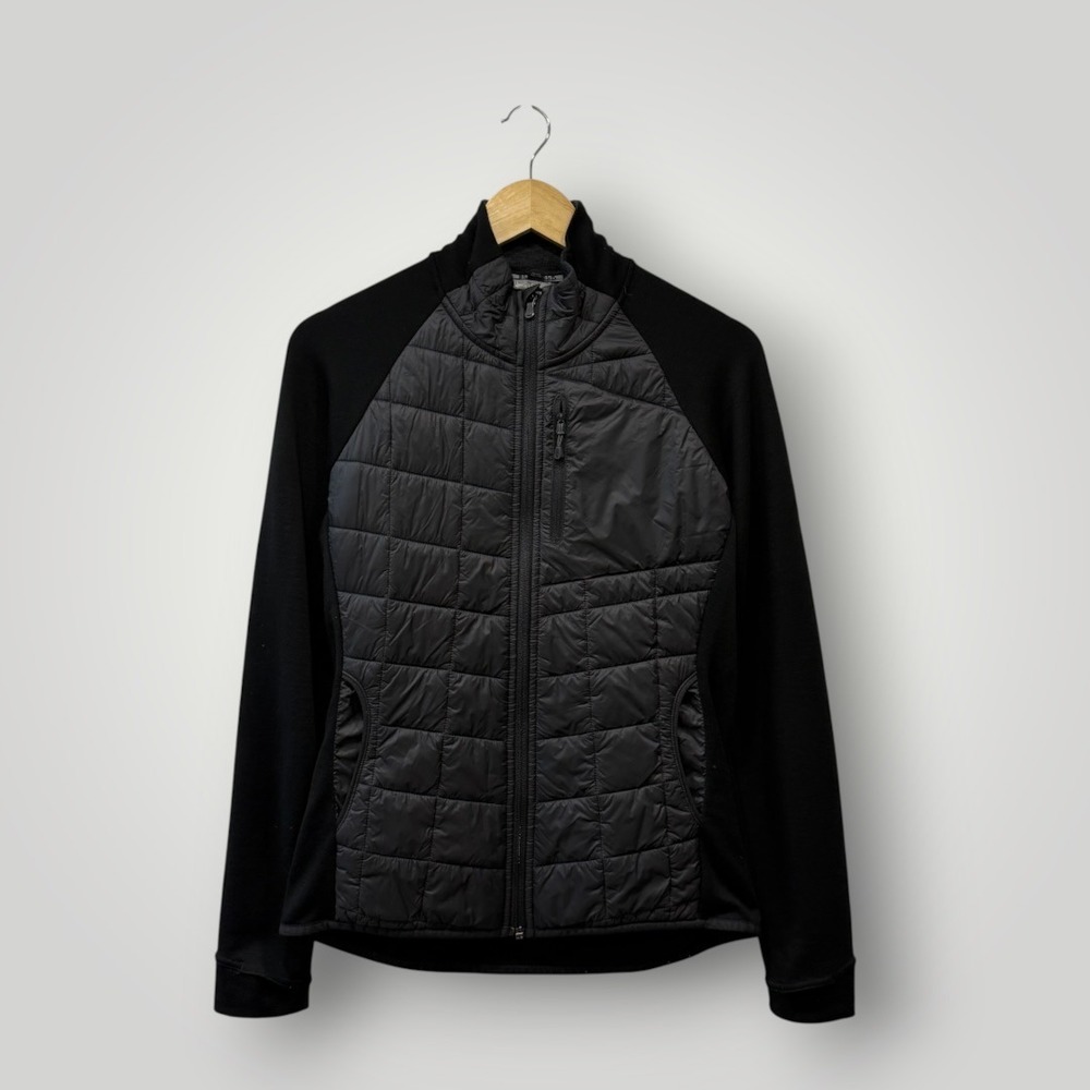 Smartwool PhD SmartLoft Hybrid Jacket Womens Medium Black Full Zip Merino